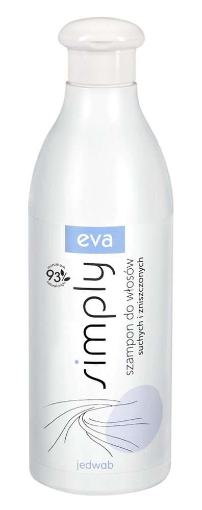 EVA SIMPLY Szampon do włosów suchych i zniszczonych z jedwabiem